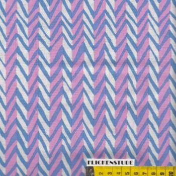 Herringbone Stripe White by Brandon Mably